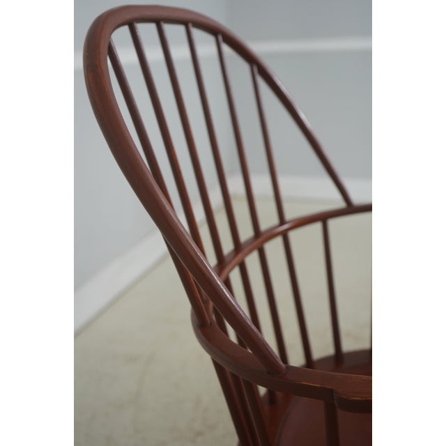 Set of 6 Dr Dimes Sack Back Windsor Dining Armchairs For Sale In Philadelphia - Image 6 of 18