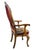 Victorian Walnut Armchair with Royal Coat of Arms Upholstery, 1860 For Sale - Image 4 of 14