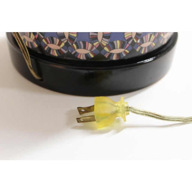 Tyndale 1989 Kaleidoscope Table Lamp by Tyndale For Sale - Image 4 of 8
