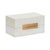 Raffia Boxes - White, Set of 2 For Sale In Raleigh - Image 6 of 12