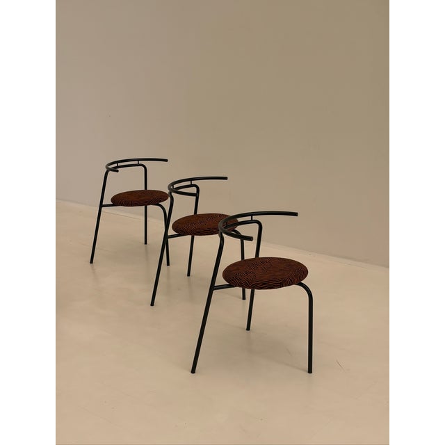 Vintage Chairs by Ross Littell for Atelier Areti, 1980s, Set of 4, in Flawless conditions. Designed 1980 to 1989 I have...