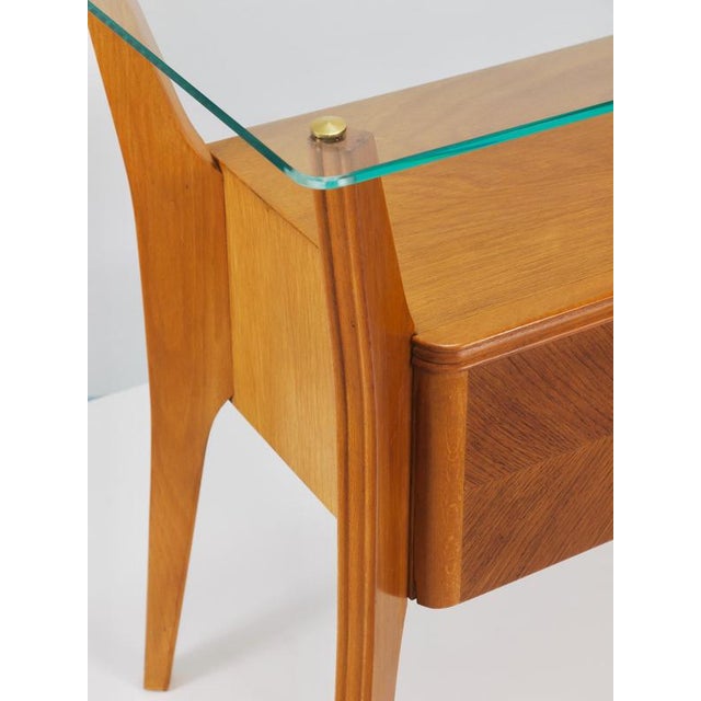 Maple and Walnut Nightstand by by Osvaldo Borsani for Gio Ponti, 1940s For Sale - Image 14 of 18