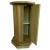 Olive Neoclassical Fluted Column Bar Cabinet Pedestal Side End Table, Vintage Revival For Sale - Image 8 of 11