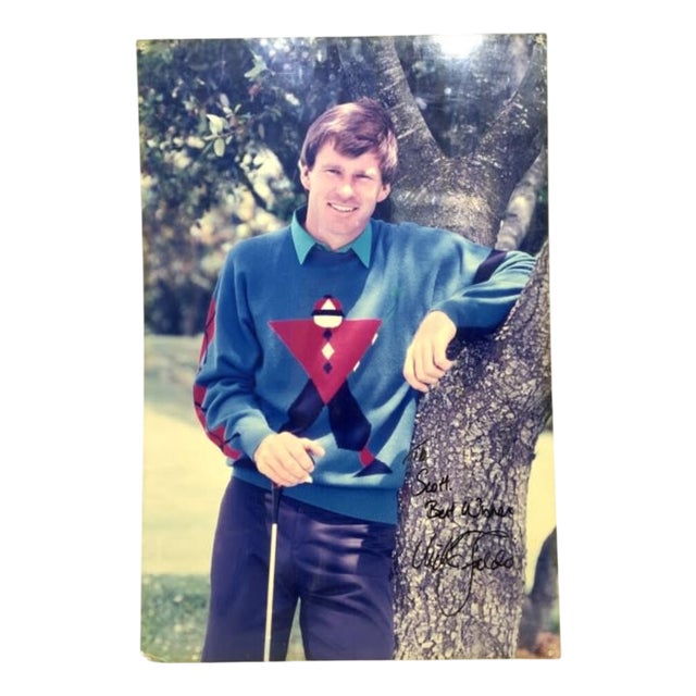 Nick Faldo, 1990, Photograph, Board For Sale