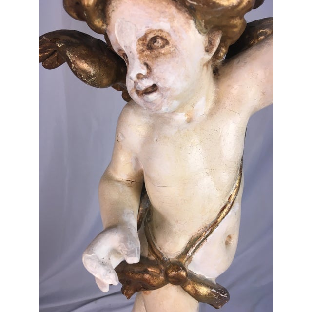 Italian Vintage Italian Demilune Table For Sale - Image 3 of 11