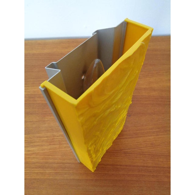 Pop Art Yellow Wall Lamp from Uwe Mersch, Germany, 1970s For Sale - Image 11 of 18