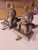 Rustic European Cherub Stocking Hangers With Bronzed Metal Body For Sale - Image 3 of 8