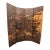 1920s Leather Four Panel Screen For Sale