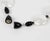 Angela Caputi Pearlized White and Black Resin Necklace For Sale In Atlanta - Image 6 of 8