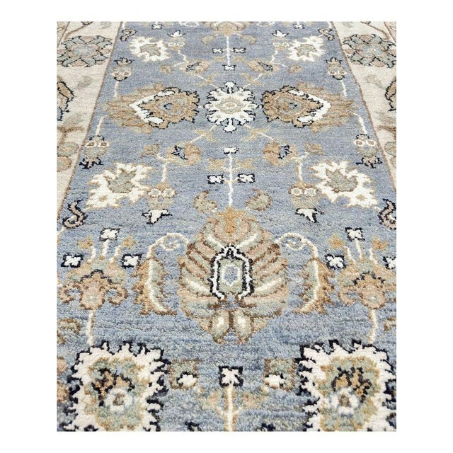 1990s Handwoven Pakistani Style Runner Rug 3x22 For Sale - Image 4 of 9