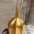 Oversize Accolade Gold Leaf Floor Vase Fiberglass Resin Modern For Sale - Image 9 of 10