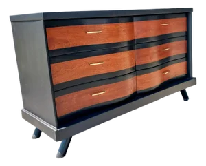 Mid-Century Modern Bassett "Serpentine" Dresser