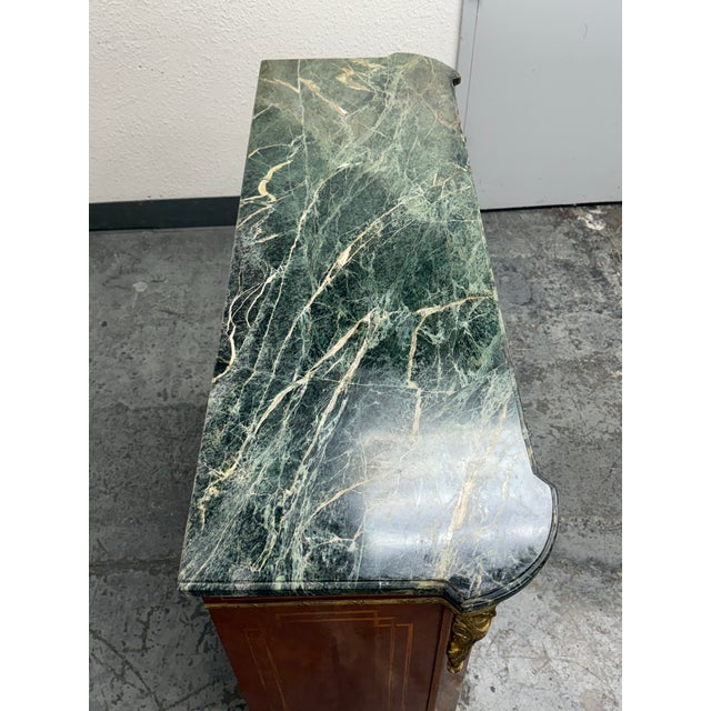 Louis XVI Style Marquetry Cabinet, Vintage For Sale In San Francisco - Image 6 of 12