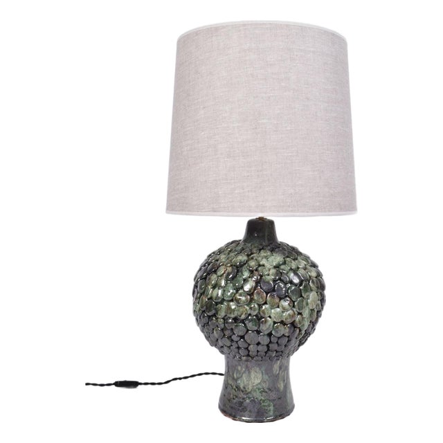 Melides Green and Black Lamp by Barracuda Interiors For Sale