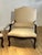 French 1990s Pair Custom French Bergere Chairs For Sale - Image 3 of 7