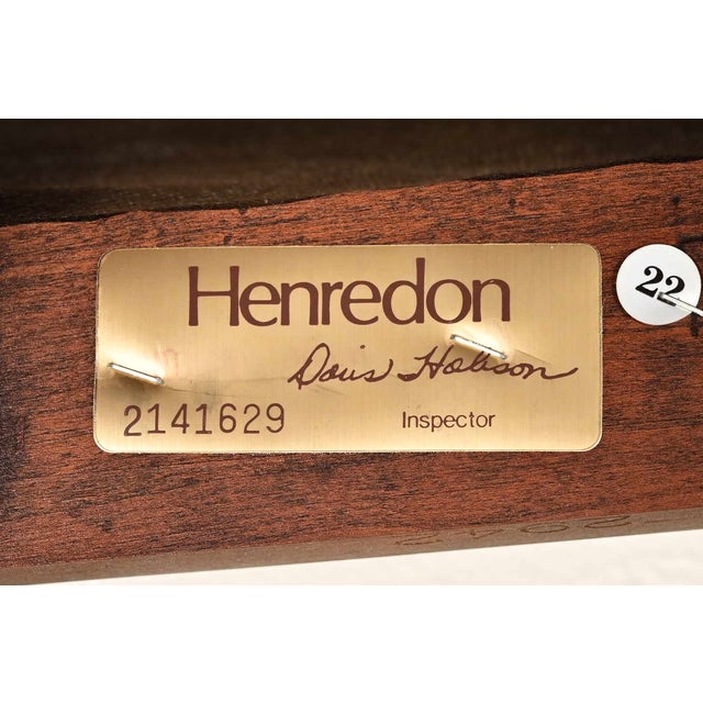 Henredon Georgian Carved Mahogany Side Chairs or Dining Chairs, Pair For Sale - Image 13 of 15