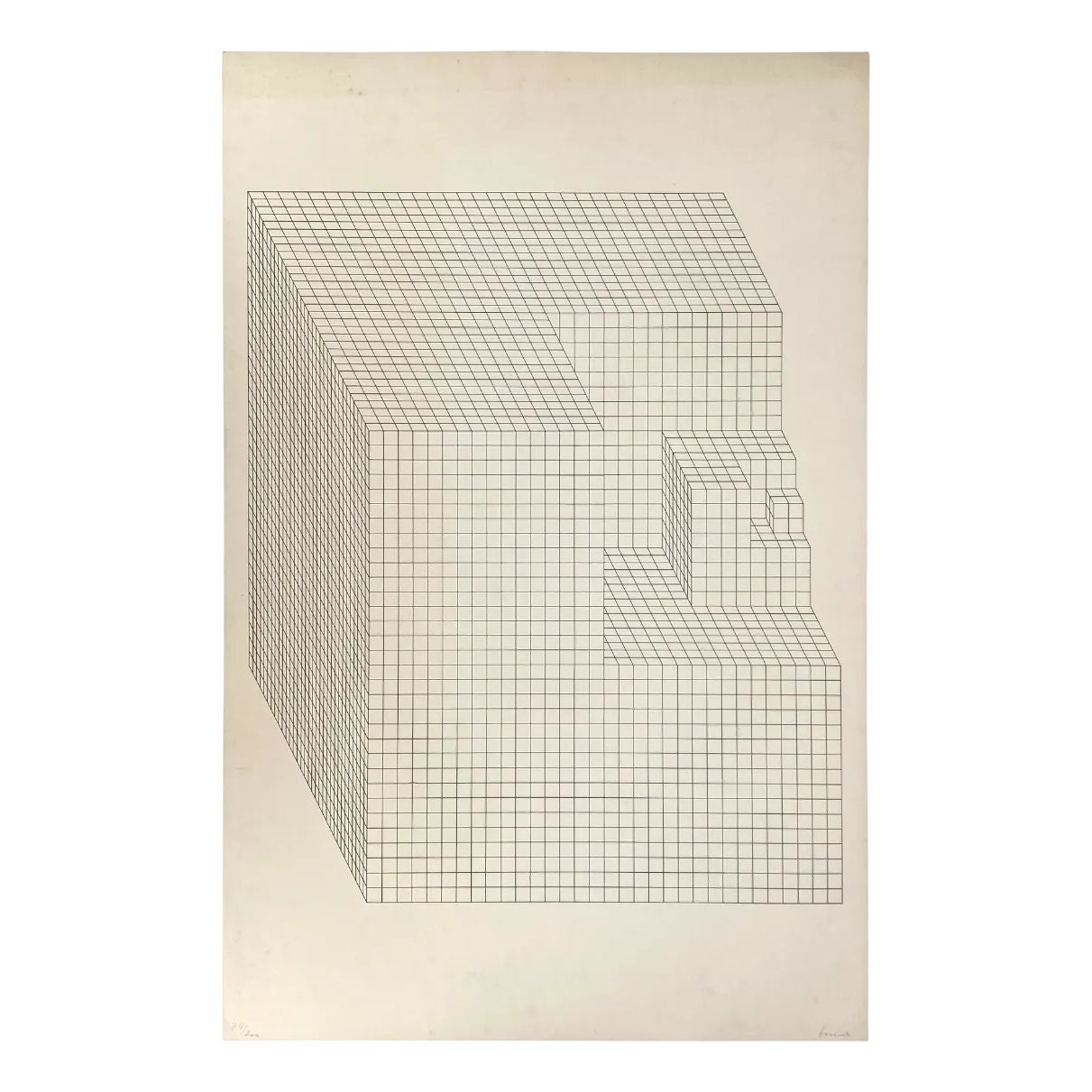 Erwin Heerich, Large Constructive-Concrete Composition, 1950s, Screen ...