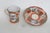 This lovely Cup and Saucer 2pc Set is made of porcelain, This beautiful pair is marked as having been made and hand...