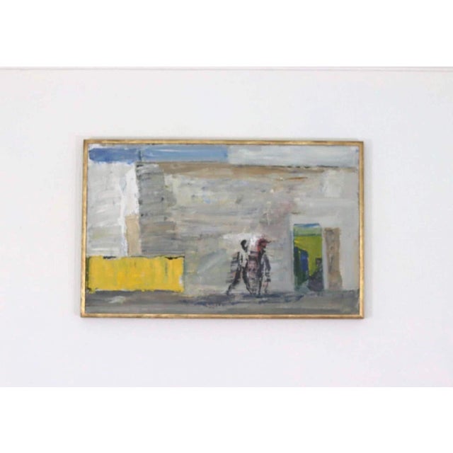 Zage Johansson, Figures in Motion, 1960s, Oil on Canvas, Framed For Sale - Image 16 of 16