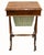 Gold Victorian Sewing Table with Work Box in Walnut, 1860s For Sale - Image 8 of 9
