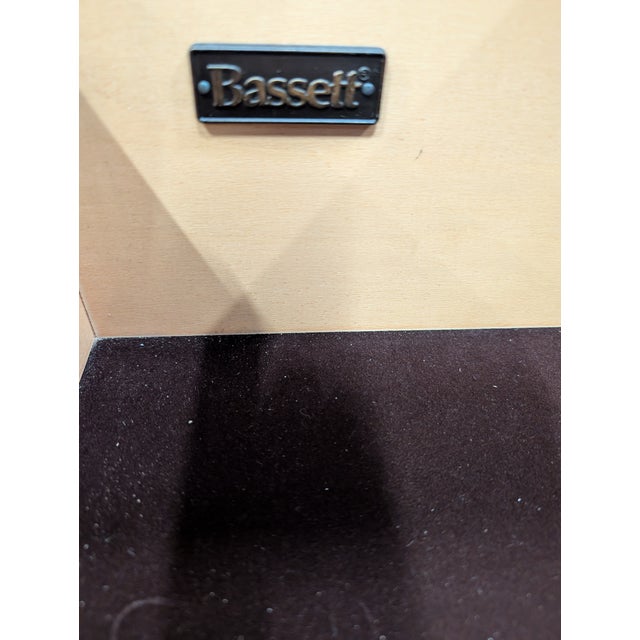 Bassett Industrial Wood and Metal Six-Drawer Console Cabinet For Sale In Seattle - Image 6 of 9