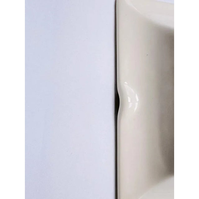 Gold White Porcelain Ashtray, France, 1980s For Sale - Image 8 of 10