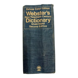 Vintage Mid-Century Webster's New Twentieth Century Unabridged Dictionary - Second Edition For Sale