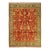 Rust Color Fine Hand Knotted Agra Rug 9' X 12' For Sale
