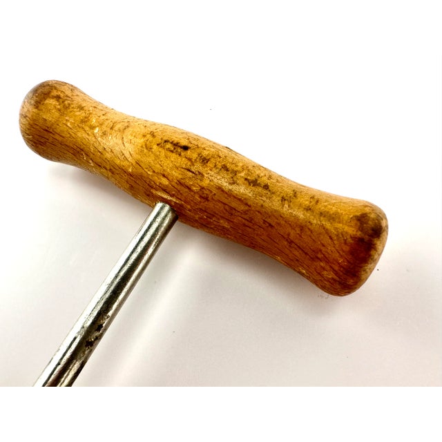 1960s 1960s Vintage French Wood Corkscrew Wine Opener For Sale - Image 5 of 6