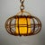 Mid-Century Bamboo Rattan and Paper Pendant Lamp, Italy, 1960s For Sale - Image 8 of 10