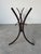 Vintage Brutalist Rebar Metal Garden Console Table Base For Sale - Image 9 of 12