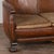 20th Century Vintage Danish Brown Leather Three Seat Sofa For Sale - Image 6 of 18