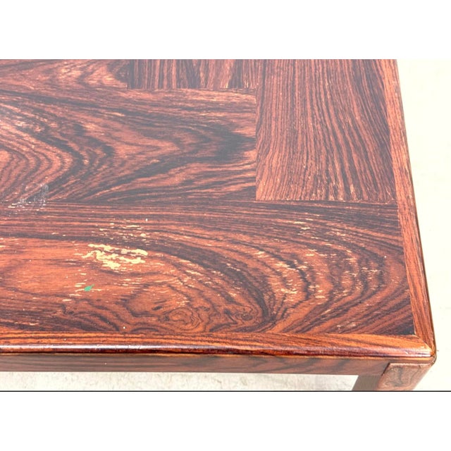 Mid 20th Century Danish Modern Rosewood Coffee Table — Vejle Stole Og Møbelfabrik For Sale - Image 5 of 11