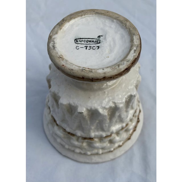 1970's Hollywood Regency Gilded Footed Urn For Sale - Image 4 of 7