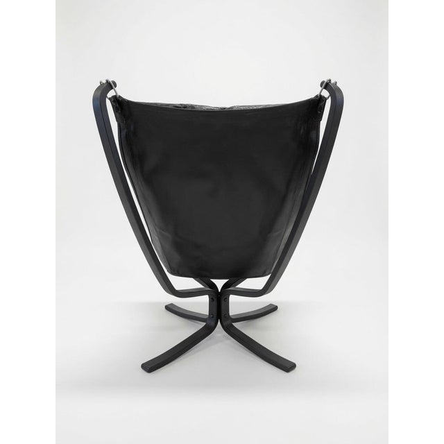 Black Falcon Chair by Sigurd Ressell for Vatne Furniture, 1960s For Sale - Image 13 of 15