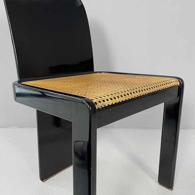 Italian Modern Chairs attributed to Pierluigi Molinari for Pozzi, 1970s, Set of 4 For Sale - Image 15 of 18