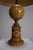French Neoclassical Trompe-'Œil Painted Ceramic Table Lamp, 1960s For Sale - Image 3 of 14