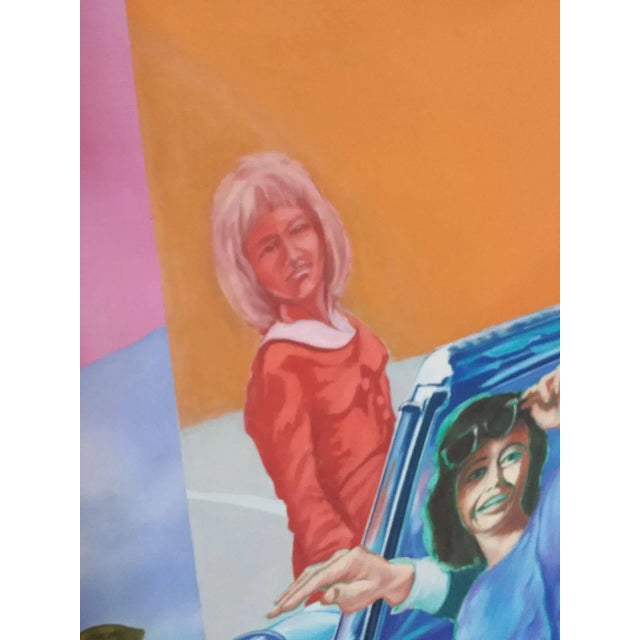 Wayne Timm Wayne Timm, Oil on Canvas Titled: The Case of Goof and Spoof, 1968 For Sale - Image 4 of 6