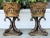 Plastic Koi Fish Pedestal Planters With Faux Floral Bromeliads- a Pair For Sale - Image 7 of 11
