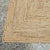 Handwoven Natural Jute Rectangular Minimalist Doormat Rug For Sale - Image 9 of 12