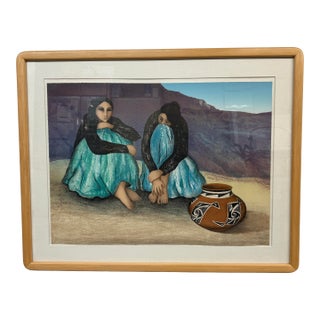 R. C. Gorman "Chinle" Stone Lithograph, Signed + Numbered For Sale