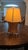 Gold Roger Thomas Collection by Studio a Table Lamp — Gold Leaf Resin Body With Lucite Base For Sale - Image 8 of 8