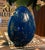Navy Blue Mid-Century Chinese Cloisonné Egg – Hand-Enameled Bird & Floral Motif With Optional Wood Stand For Sale - Image 8 of 11
