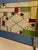 Glass Frank Lloyd Wright Inspired Geometric Art Glass Suncatcher Panel For Sale - Image 7 of 14