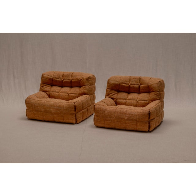 Kashima Easy Chairs by Michel Ducaroy for Ligne Roset, 1973, Set of 2 For Sale - Image 12 of 16