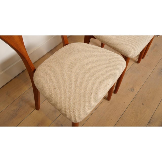 Teak Peter Dining Chairs by Niels Koefoed for Koefoeds Hornslet, Set of 4 For Sale - Image 13 of 17