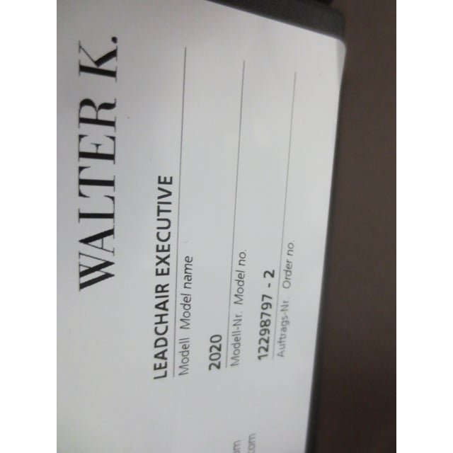 Walter Knoll Leadchair Executive Low Back Office Chair in Toffee (New) For Sale In New York - Image 6 of 8