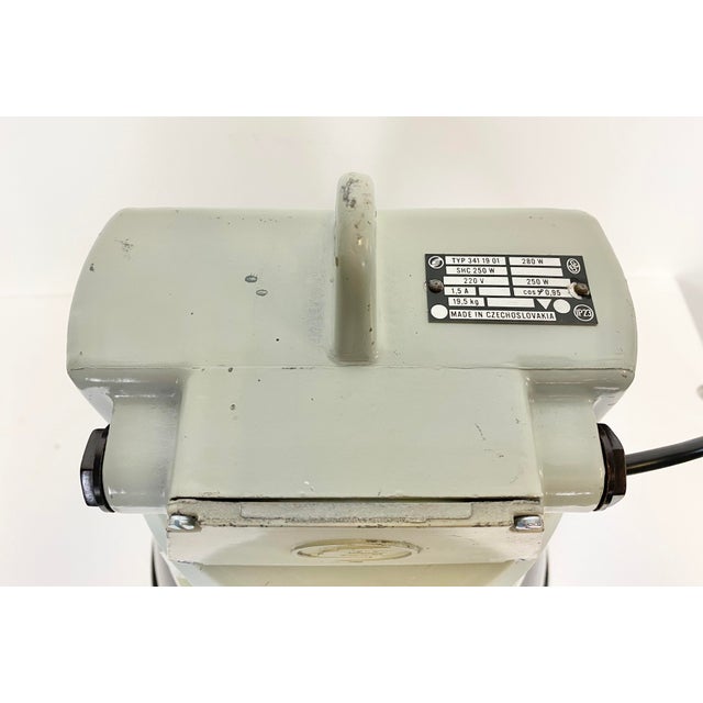 Black Industrial Black Enamel Pendant Lamps from Elektrosvit, 1970s, Set of 4 For Sale - Image 8 of 16