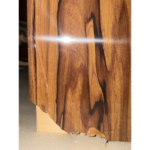 1980s Modular Lacquer Laminate Waterfall Postmodern Full Bedroom Suite For Sale - Image 12 of 12