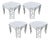 Bamboo-Style Side Tables by Century Furniture, Set of 4 For Sale